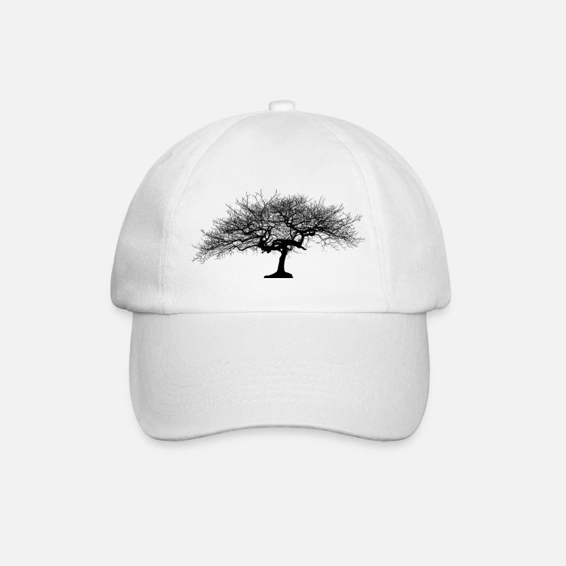 Schöner Baum - Baseballkappe - Weiß/Weiß
