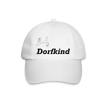 Dorfkind - Baseballkappe - Weiß/Weiß - Vorne