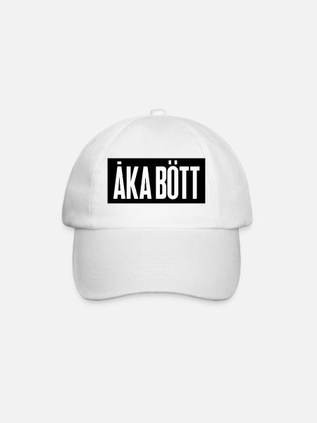 Åka bött - Basebollkeps - vit/vit