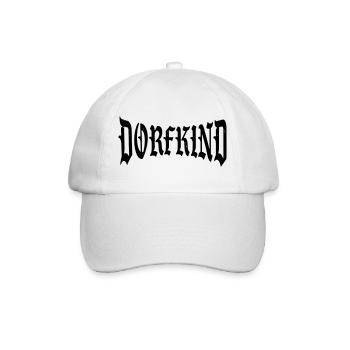 dorf kind child village bambino dorfkind shirt - Baseballkappe - Weiß/Weiß - Vorne