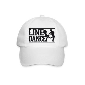 Danse en ligne musique country western cowboy - Casquette classique - blanc/blanc - Devant