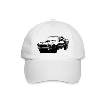 Car - Baseball Cap - white/white - Front