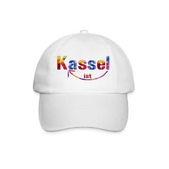 Kassel est super - Casquette classique - blanc/blanc - Devant