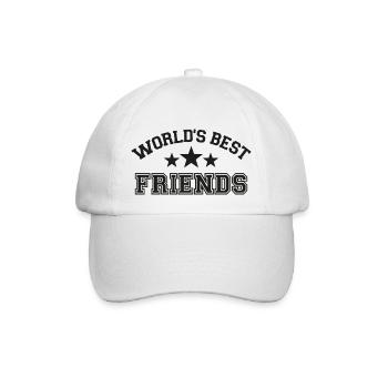 Best friends - Baseball Cap - white/white - Front