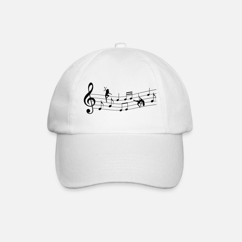 Dance - Baseball Cap - white/white