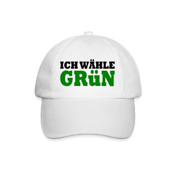 Die grünen - Baseballkappe - Weiß/Weiß - Vorne