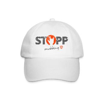 Arrêtez l'intimidation 4 - Casquette classique - blanc/blanc - Devant