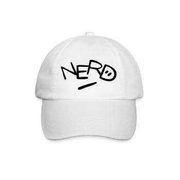 NERD - Baseballkappe - Weiß/Weiß - Vorne