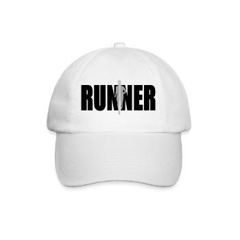 Coureur - Casquette classique - blanc/blanc - Devant