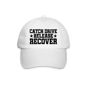 Catch Drive Release Recover 8 - Baseball Cap - white/white - Front