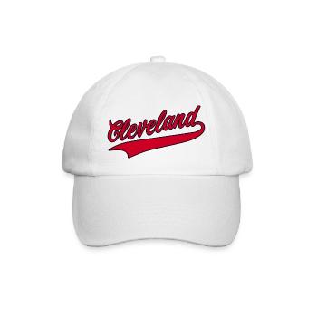 Clevland Rouge Noir - Casquette classique - blanc/blanc - Devant