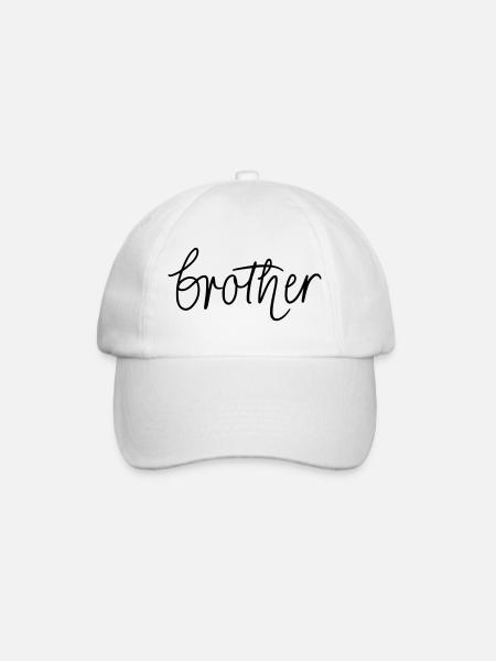 brother - Baseballkappe - Weiß/Weiß