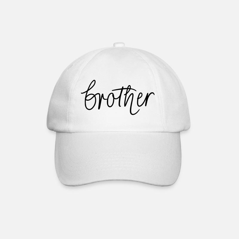 brother - Baseballkappe - Weiß/Weiß