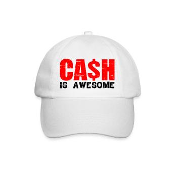 L’argent est génial 8 - Casquette classique - blanc/blanc - Devant