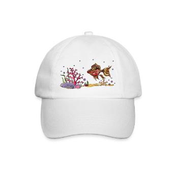 Poisson - Casquette classique - blanc/blanc - Devant
