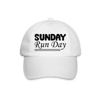 Biking Running Marathon Triathlon Bike - Baseball Cap - white/white - Front
