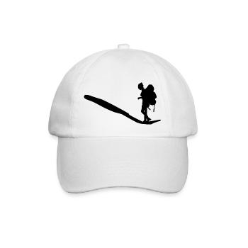 Adventure Travel Hiking Mountain - Baseball Cap - white/white - Front