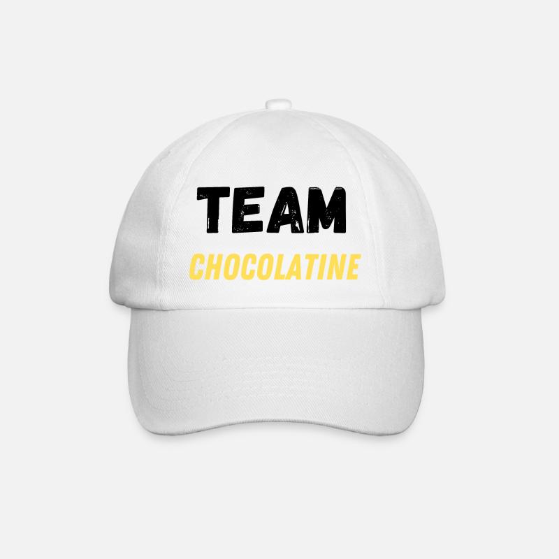 team chocolatine - Casquette classique - blanc/blanc