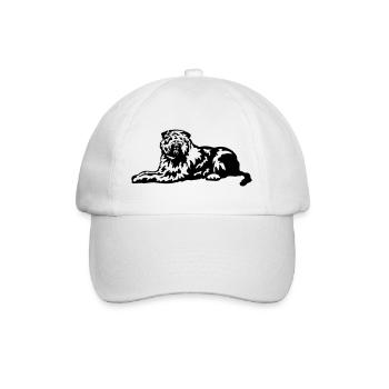 Bouvier de Flandres - Baseball Cap - white/white - Front