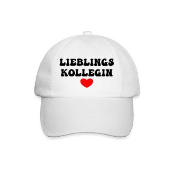 Lieblingskollegin - Baseballkappe - Weiß/Weiß - Vorne