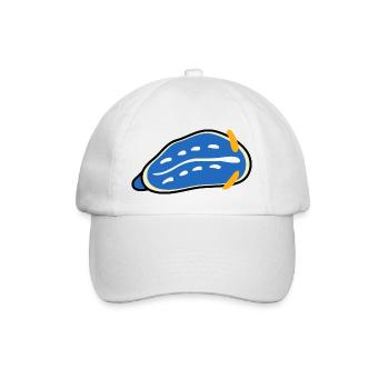 bunte meerestiere nacktschnecke - Baseballkappe - Weiß/Weiß - Vorne