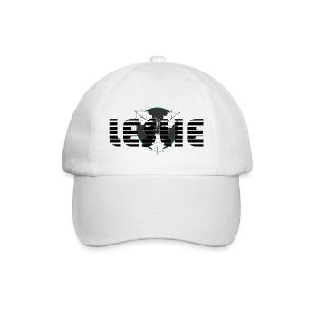 Leslie - typographie noir pour vos accessoires - Casquette classique - blanc/blanc - Devant