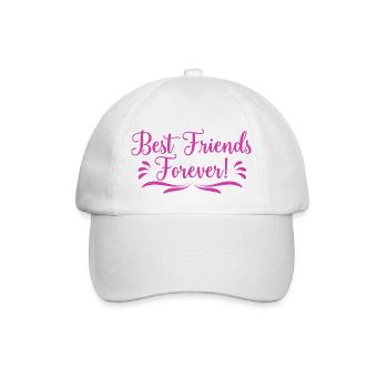 Best Friends Forever - Baseball Cap - white/white - Front