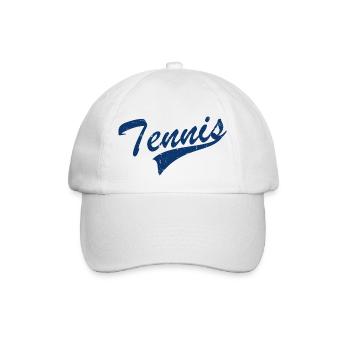 Vintage tennis - Baseball Cap - white/white - Front
