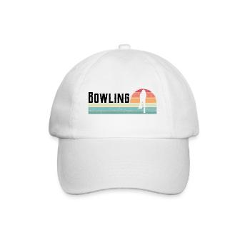 Bowler Bowling Sport Rétro Vintage - Casquette classique - blanc/blanc - Devant