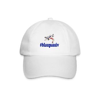 Blaupassiv Ringen Ringer Kampfsport Kraftsport - Baseballkappe - Weiß/Weiß - Vorne
