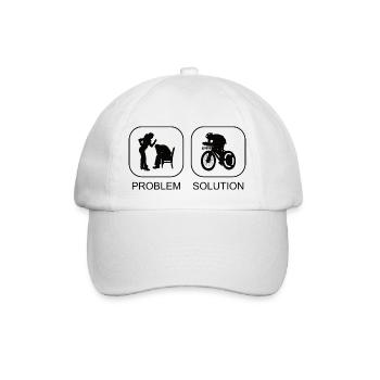 Cycliste Cycliste Cyclisme Cyclisme Cyclisme - Casquette classique - blanc/blanc - Devant