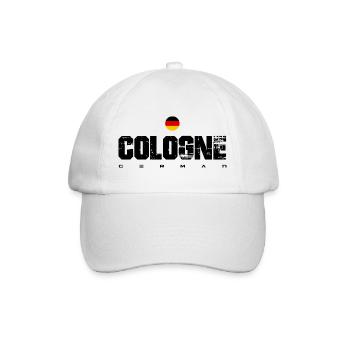 German Flag Crest Circle - Baseball Cap - white/white - Front