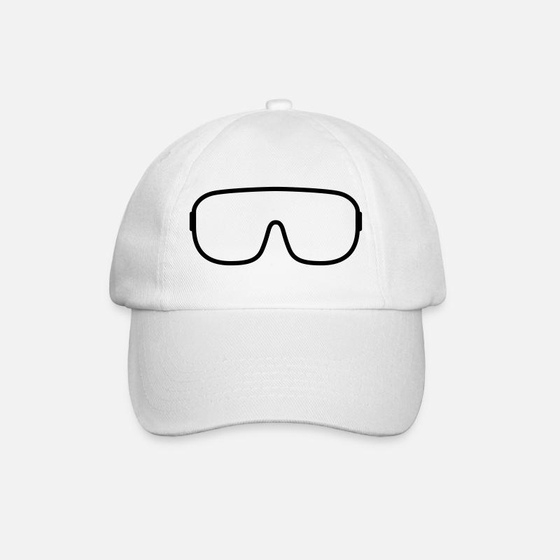 Lunettes de ski Icon Outline - Casquette classique - blanc/blanc