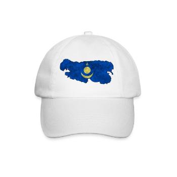 Mongolisches Reich - Baseballkappe - Weiß/Weiß - Vorne