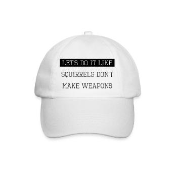 symbole de paix présent dictons humour - Casquette classique - blanc/blanc - Devant