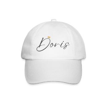 Chemise Couronne Princesse Doris – Nom avec la lettre D - Casquette classique - blanc/blanc - Devant