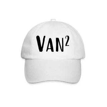 VAN² - Baseballkappe - Weiß/Weiß - Vorne
