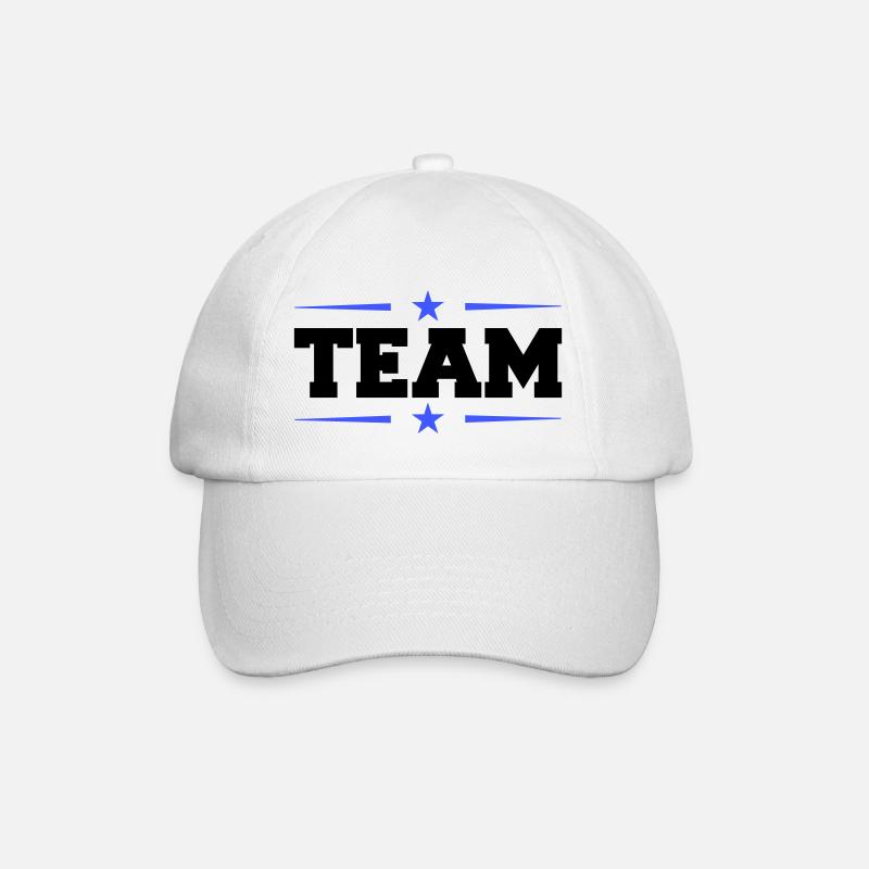 team - Baseballkappe - Weiß/Weiß