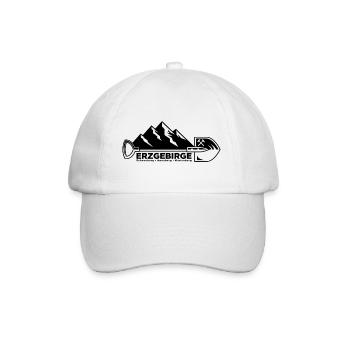 Erzgebirge Saxony Mining Miners - Baseball Cap - white/white - Front
