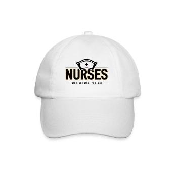 Nurses Nurse Physician Assistant Doctor Medicine - Baseball Cap - white/white - Front