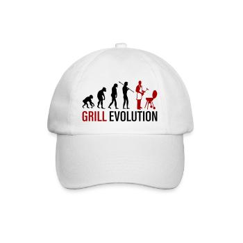 Evolution du gril - Casquette classique - blanc/blanc - Devant