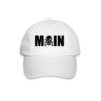 MOIN TOTENKOPF Welcome Northern Germany - Baseball Cap - white/white - Front