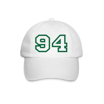 Numéro 94 sport - Casquette classique - blanc/blanc - Devant
