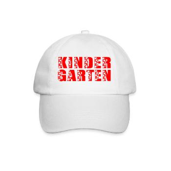 KINDERGARTEN HERZEN - Baseballkappe - Weiß/Weiß - Vorne