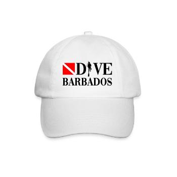 Plongée - Barbade - Plongeurs - Plongée - Antilles - Casquette classique - blanc/blanc - Devant