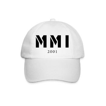 Roman numeral year of birth Made in 2001 - Baseball Cap - white/white - Front