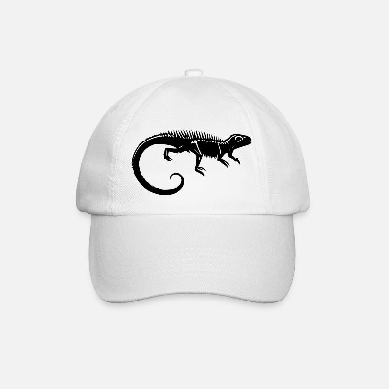 Dinosaur Fossil - Baseball Cap - white/white