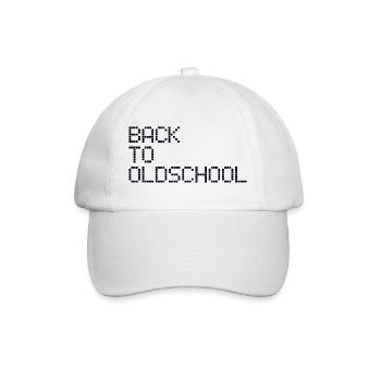 OLDSCHOOL - Baseball Cap - white/white - Front