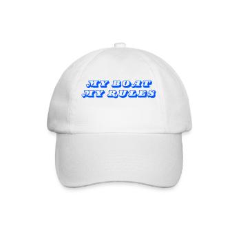 MON BATEAU MES RÈGLES - Casquette classique - blanc/blanc - Devant