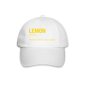 LEMON - Baseball Cap - white/white - Front